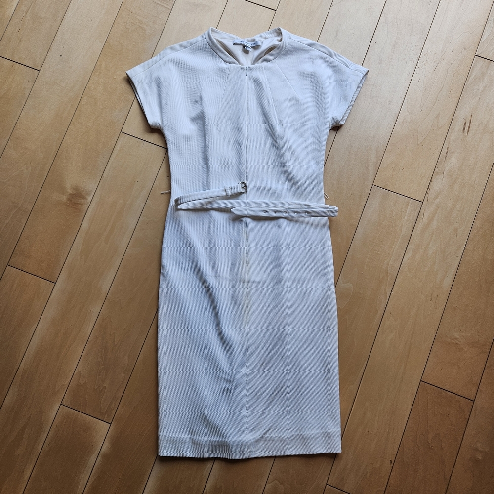 Diane Von Furstenberg White Midi Dress